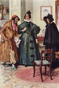 Illustration für Nicholas Nickleby von after Charles Edmund Brock