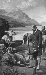 Der Prinz von Wales als junger Highlander von after Charles Mills Sheldon