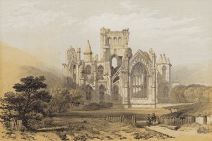 Melrose Abbey, von Osten