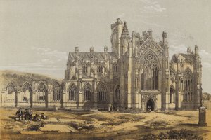 Melrose Abbey, von Süden