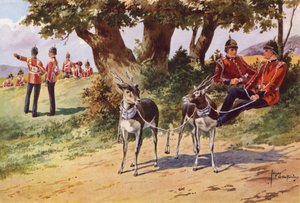 Die Haustier-Antilopen des Royal Warwickshire Regiments