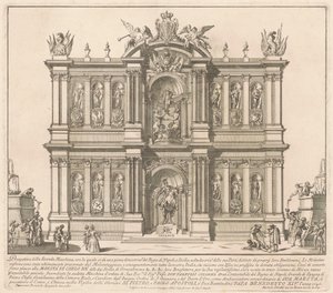 Die Seconda Macchina für die Chinea von 1746: Die Territorien des Königreichs Neapel