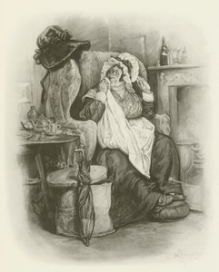 Mrs. Gamp von after Frederick Barnard