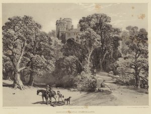 Naworth Castle, Cumberland von after George Cattermole