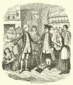 Illustration für Tristram Shandy von after George Cruikshank