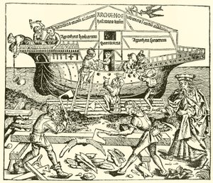 Der Bau der Arche unter der Aufsicht von Noah von after German School