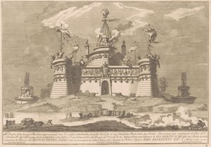 Die zweite Maschine für die Chinea von 1757: Die Festung von Schlaraffenland