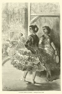 La Amparo tanzt den Fandango von Gustave after Dore