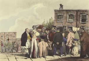 Volk von London von after Henri Bonaventure Monnier