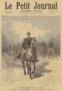 General de France, neuer Kommandant des 1. Korps der französischen Armee, betritt Lille von after Henri Meyer