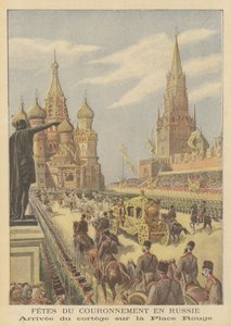Die Krönung von Zar Nikolaus II. und Zarin Alexandra von Russland