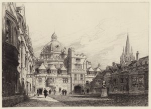 Brasenose College von after Henri Toussaint