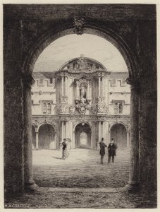 Tor von St. Johns College von after Henri Toussaint