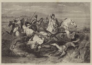 Wildschweinjagd in Afrika von after Horace Vernet