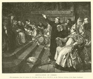 Versammlung des Klerus von after John Gilbert