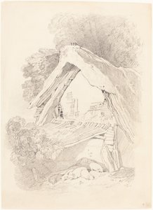 Hütte in Diss von after John Sell Cotman British 19th Century