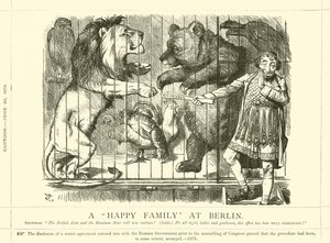 Eine glückliche Familie in Berlin