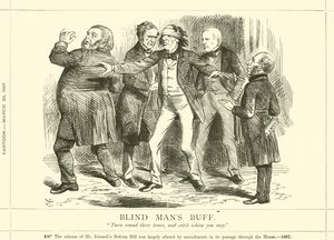Blinde Kuh von after John Tenniel