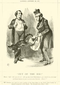 Aus dem Sack! von after John Tenniel