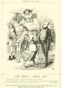 Der große Trickakt von after John Tenniel