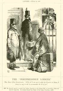 Der unaufhaltsame Mieter von after John Tenniel