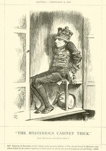 Der mysteriöse Kabinetttrick von after John Tenniel