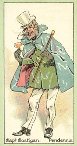 Captain Costigan, Pendennis (Chromolitho) von after Joseph Clayton Clarke