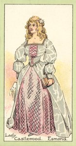 Lady Castlewood, Esmond (Chromolitho) von after Joseph Clayton Clarke