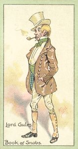 Lord Gules, Buch der Snobs (Chromolitho) von after Joseph Clayton Clarke