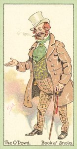 Der ODowd, Buch der Snobs (Chromolitho) von after Joseph Clayton Clarke