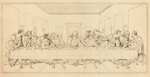 Das letzte Abendmahl von after Leonardo da Vinci