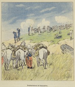 Bombardierung von Tananarive von after Louis Charles Bombled