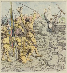 Befreiung der Gesandtschaften, Einzug der Sikhs von after Louis Charles Bombled