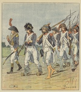 Not der italienischen Armee von after Louis Charles Bombled