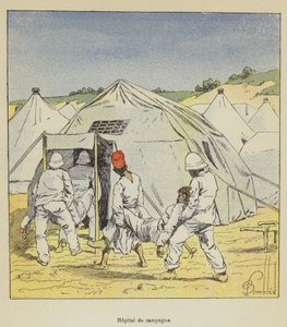 Feldlazarett von after Louis Charles Bombled