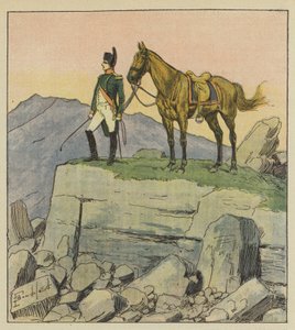Der Kaiser inmitten der Ruinen von after Louis Charles Bombled