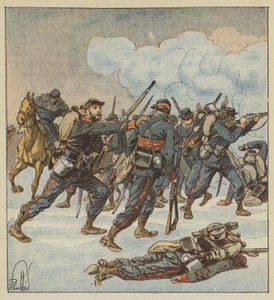 Der Sergeant Ramus von den Mobiles der Isère im Kampf am 7. Dezember von after Louis Charles Bombled