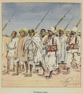 Gefangene Hovas von after Louis Charles Bombled
