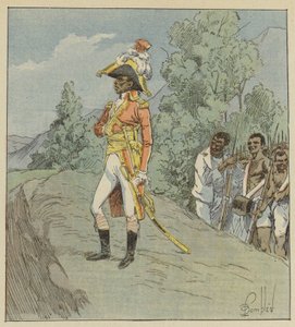 Toussaint war kein Mann ohne Verdienst von after Louis Charles Bombled