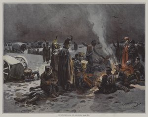 Ein Biwak in einem Morast von after Maurice Henri Orange