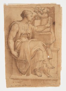 Erythräische Sibylle von der Decke der Sixtinischen Kapelle, nach Michelangelo von after Michelangelo Buonarroti