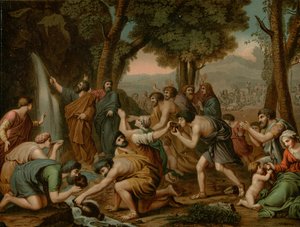 Moses schlägt Wasser