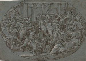 Triumph des Bacchus von after Perino del Vaga