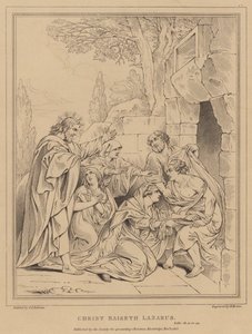 Christus erweckt Lazarus, Lukas
