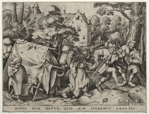Die Hochzeit von Mopsus und Nisa von after Pieter Bruegel