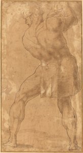 Figur eines Mannes von after Polidoro da Caravaggio