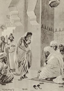 Marktplatz in Afrika, wo Verkäufe für den Versand nach Amerika angeboten werden von after Richard Caton II Woodville