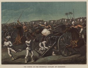 Der Angriff der Household Cavalry bei Kassassin