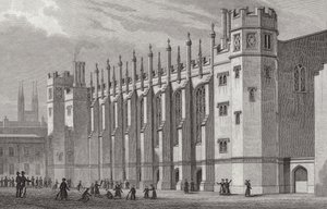 Die neue Halle, Christs Hospital, 1828