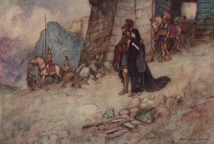 Geoffrey Chaucer, Troilus und Criseyde von after Warwick Goble